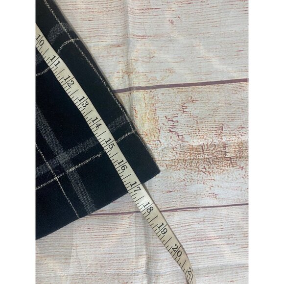 Banana Republic Women's Wool Blend Plaid Crop Short Sleeve Coat - Small - Picture 13 of 16